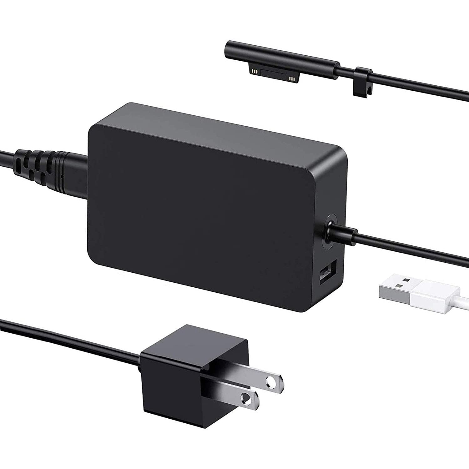Surface Pro Charger 65W for Surface Pro 3/4/5/6/7 Charger - Tophatter Daily Deals