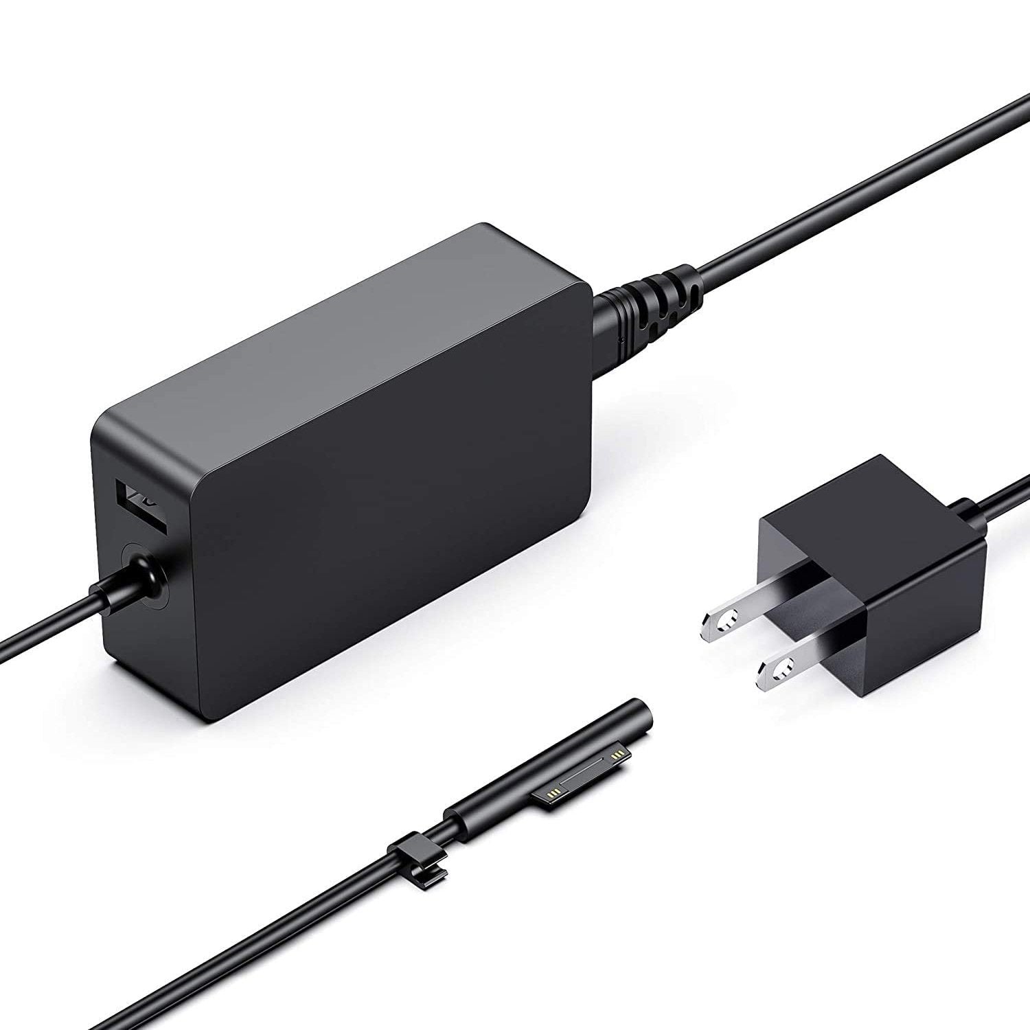 Surface Pro Charger 65W for Surface Pro 3/4/5/6/7 Charger - Tophatter Daily Deals