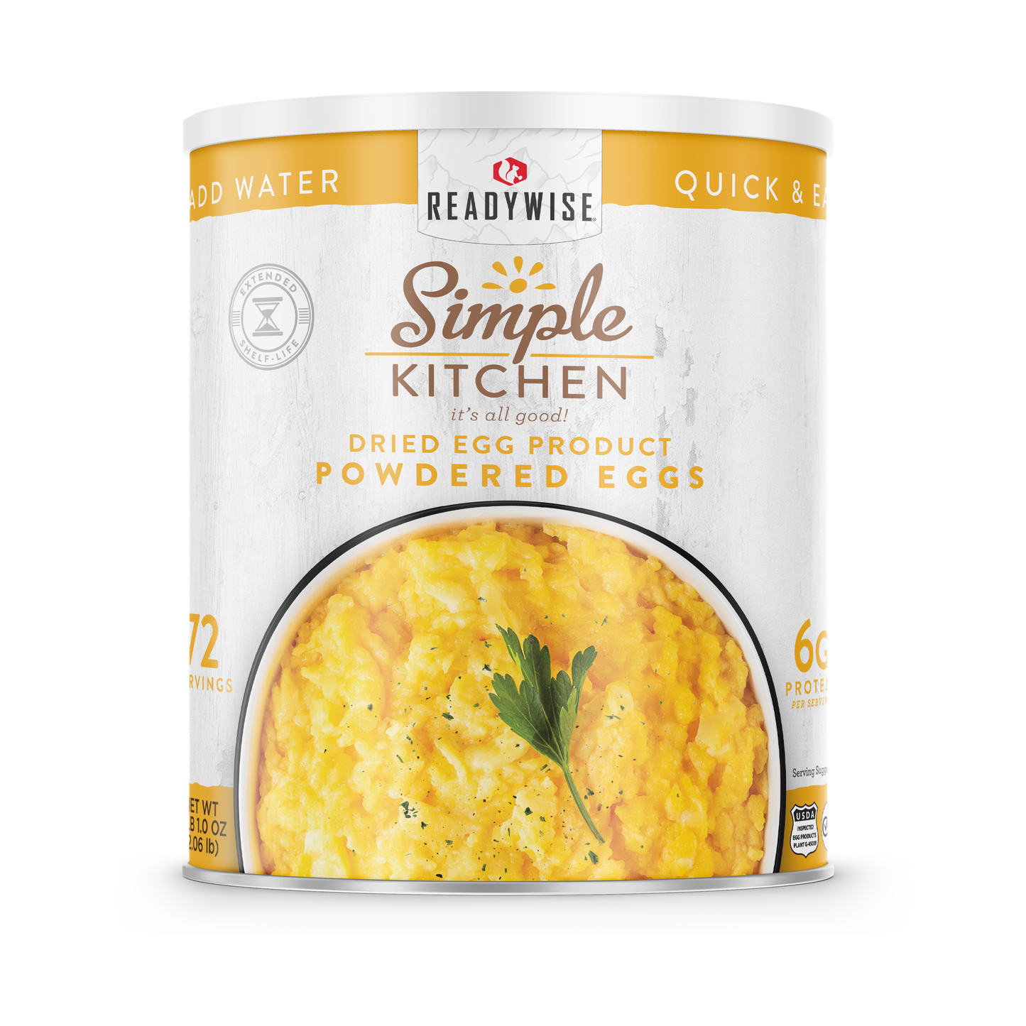 72 Servings Powdered Whole Eggs - Tophatter Daily Deals