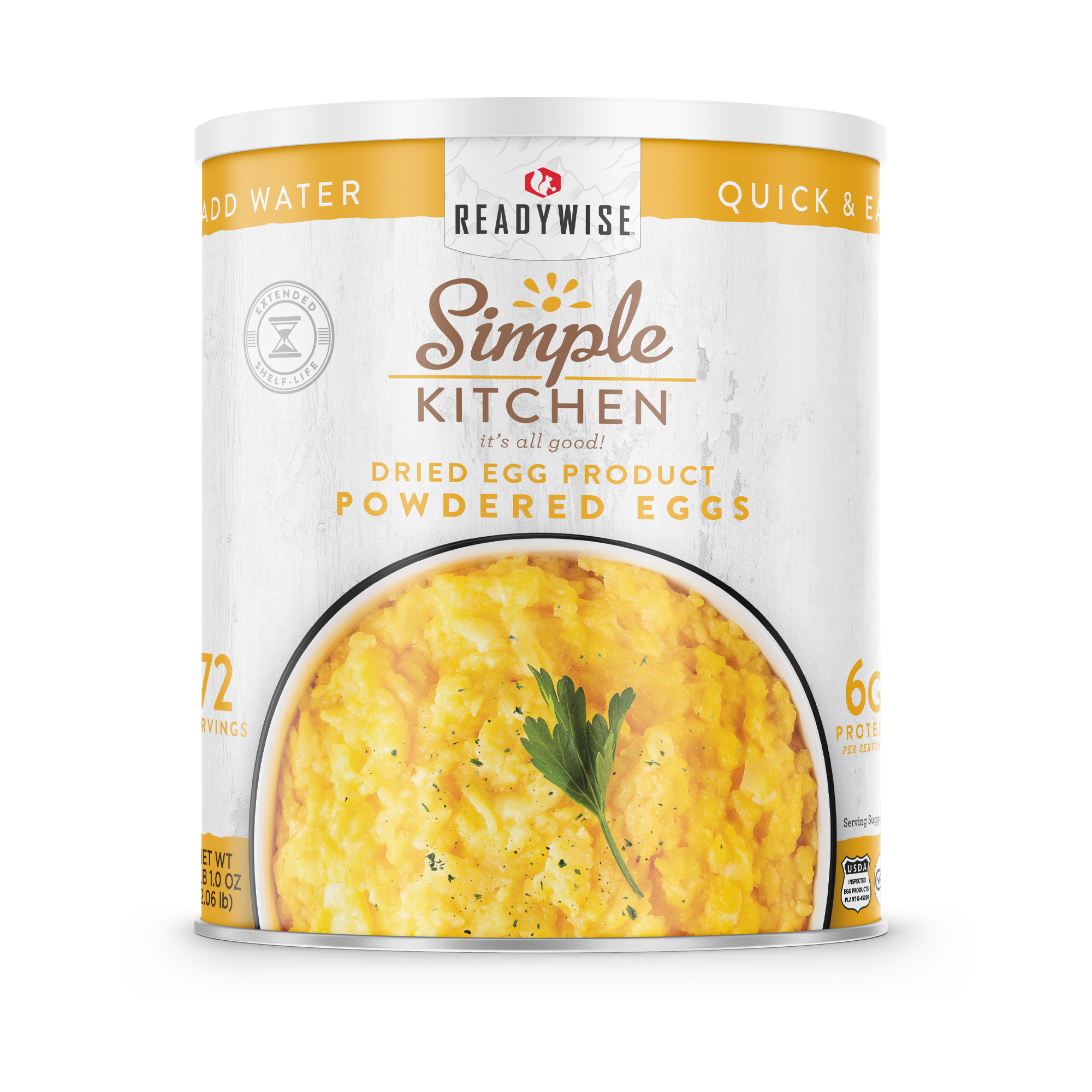 72 Servings Powdered Whole Eggs - Tophatter Daily Deals