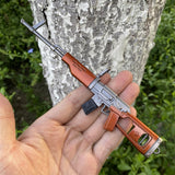 Miniature Metal SVD Dragunov Sniper Rifle 17CM/6.7" - Tophatter Daily Deals