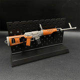 Miniature Metal SVD Dragunov Sniper Rifle 17CM/6.7" Wih Plastic Stand - Tophatter Daily Deals