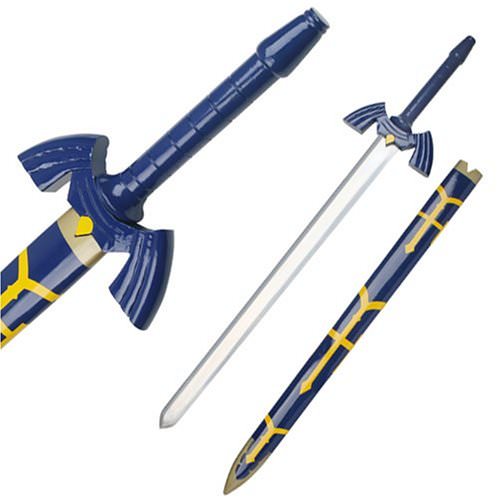 Twilight Princess Link Master Fantasy Blue Hero's Sword Collectible Weapons - Tophatter Daily Deals