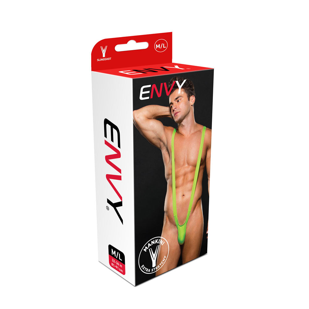 Envy Menswear Slingshot (Green) – Medium/Large Men's Underwear > Clothes > Mens Thongs - Tophatter Daily Deals