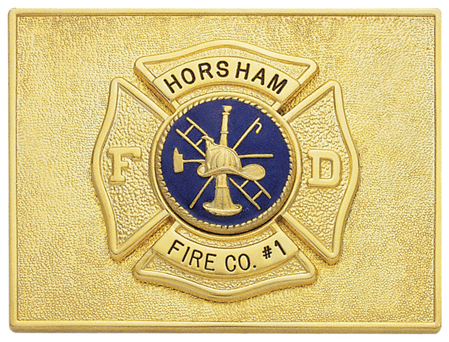 SWB102 - Custom Engraved Badge - Tophatter's Weapons'N'Deals Rectangular - Tophatter Daily Deals