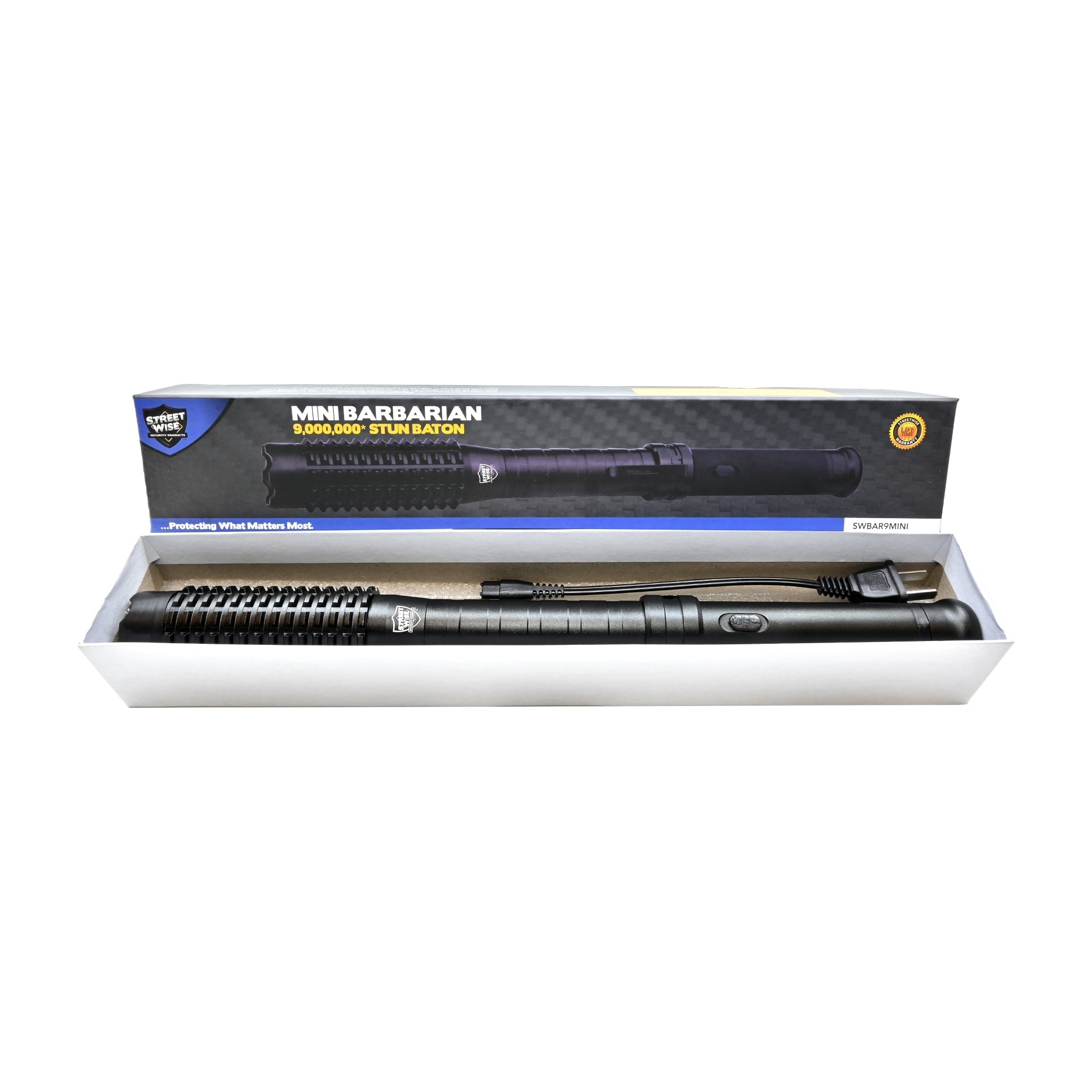 Mini Barbarian 9,000,000* Stun Baton Flashlight Stun Baton - Tophatter Daily Deals