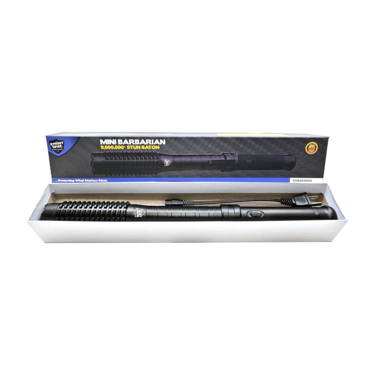 Mini Barbarian 9,000,000* Stun Baton Flashlight Stun Baton - Tophatter Daily Deals