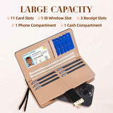 Sweet Cute Women's Long Leaf Bifold Wallet Handbags & Wallets - Tophatter Daily Deals