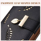 Sweet Cute Women's Long Leaf Bifold Wallet Handbags & Wallets - Tophatter Daily Deals