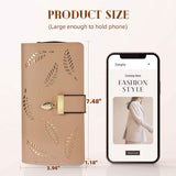 Sweet Cute Women's Long Leaf Bifold Wallet Handbags & Wallets - Tophatter Daily Deals