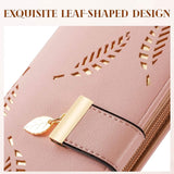 Sweet Cute Women's Long Leaf Bifold Wallet Handbags & Wallets - Tophatter Daily Deals
