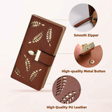 Sweet Cute Women's Long Leaf Bifold Wallet Handbags & Wallets - Tophatter Daily Deals