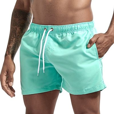 Swim Shorts for Men Quick Dry Lake Green Swimsuit - Tophatter Daily Deals