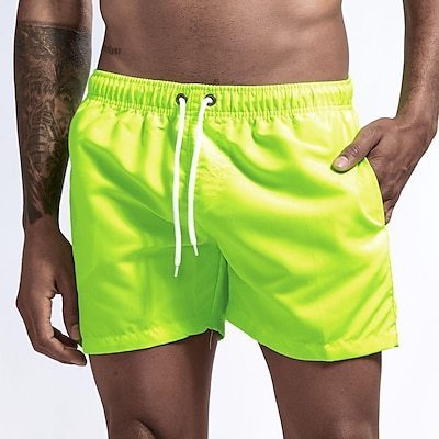 Swim Shorts for Men Quick Dry Green Swimsuit - Tophatter Daily Deals