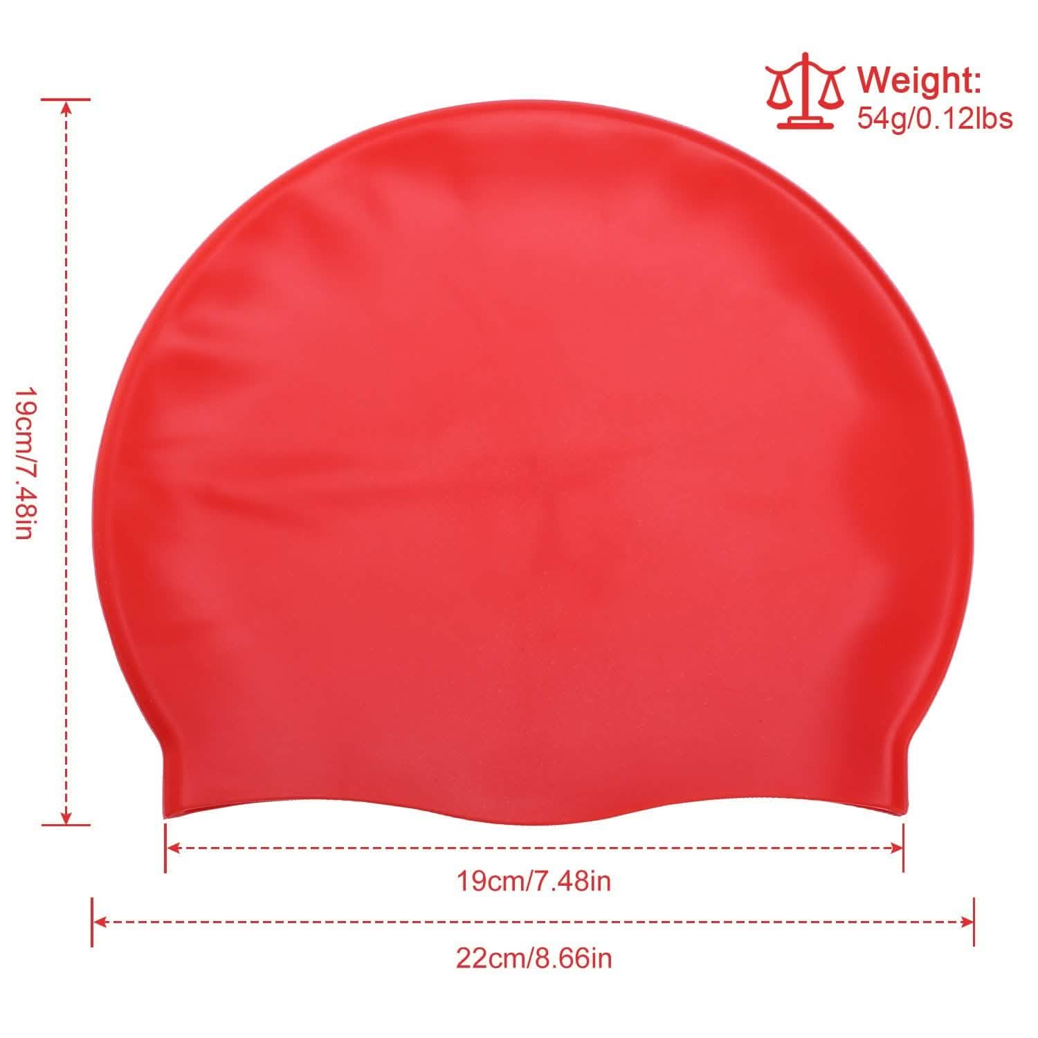 Swimming Cap Waterproof Silicone Outdoor Recreation - Tophatter Daily Deals