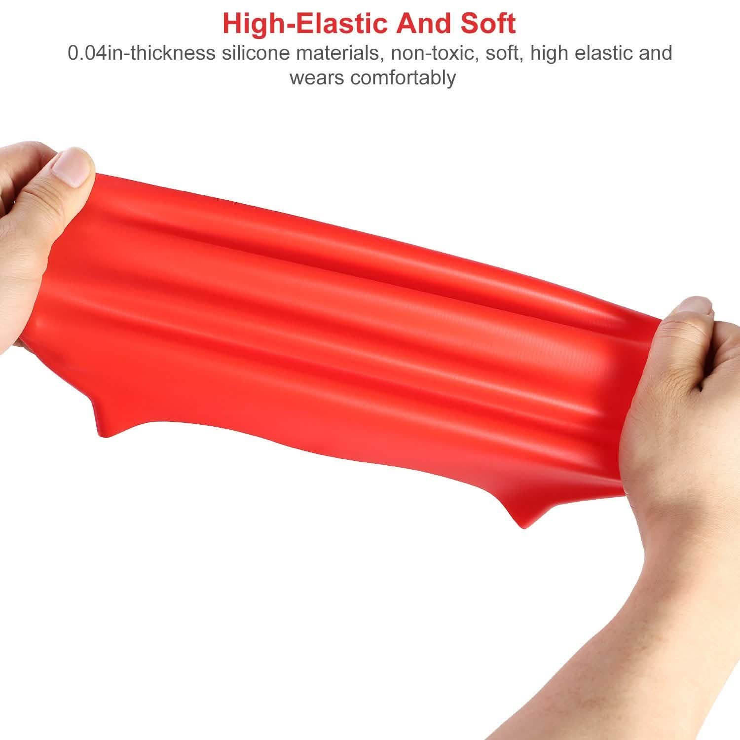 Swimming Cap Waterproof Silicone Outdoor Recreation - Tophatter Daily Deals