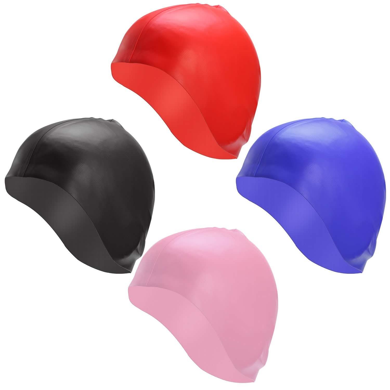 Swimming Cap Waterproof Silicone Outdoor Recreation - Tophatter Daily Deals