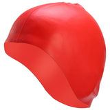 Swimming Cap Waterproof Silicone Red Outdoor Recreation - Tophatter Daily Deals