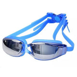 Swimming Goggles No Leaking Anti Fog UV Protection Blue Outdoor Recreation - Tophatter Daily Deals