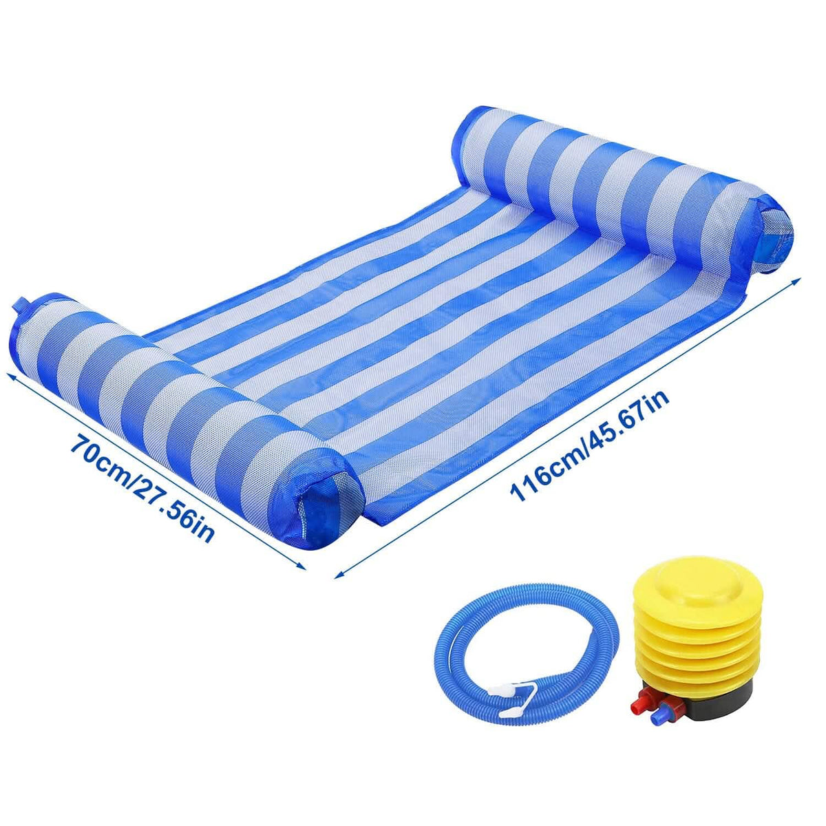 Swimming Pool Float Hammock Inflatable Outdoor Recreation - Tophatter Daily Deals