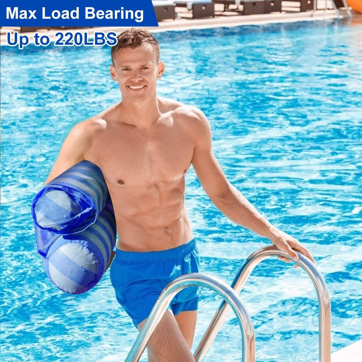 Swimming Pool Float Hammock Inflatable Outdoor Recreation - Tophatter Daily Deals