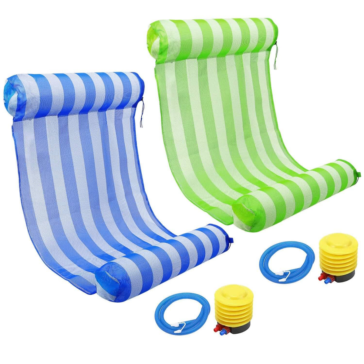 Swimming Pool Float Hammock Inflatable Outdoor Recreation - Tophatter Daily Deals