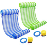 Swimming Pool Float Hammock Inflatable Outdoor Recreation - Tophatter Daily Deals