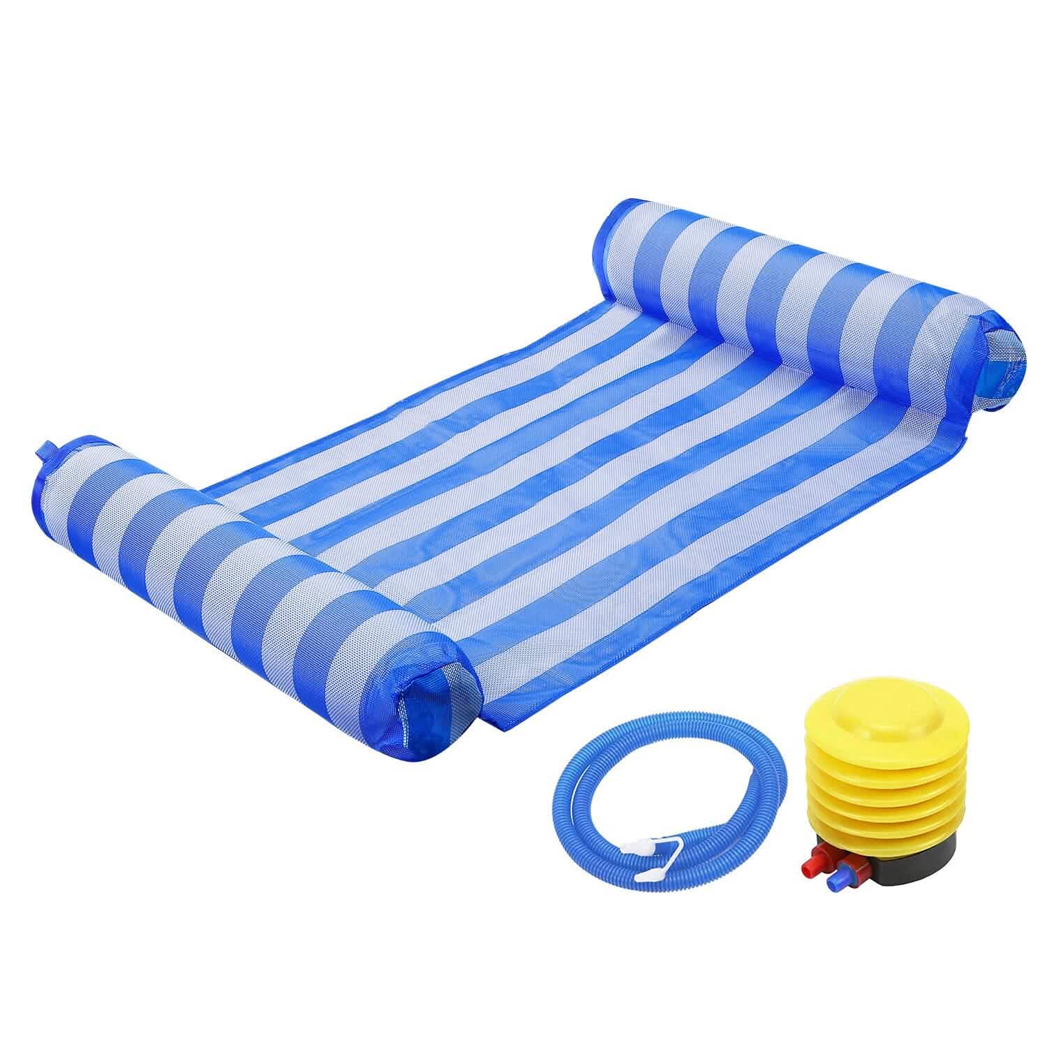 Swimming Pool Float Hammock Inflatable Outdoor Recreation - Tophatter Daily Deals