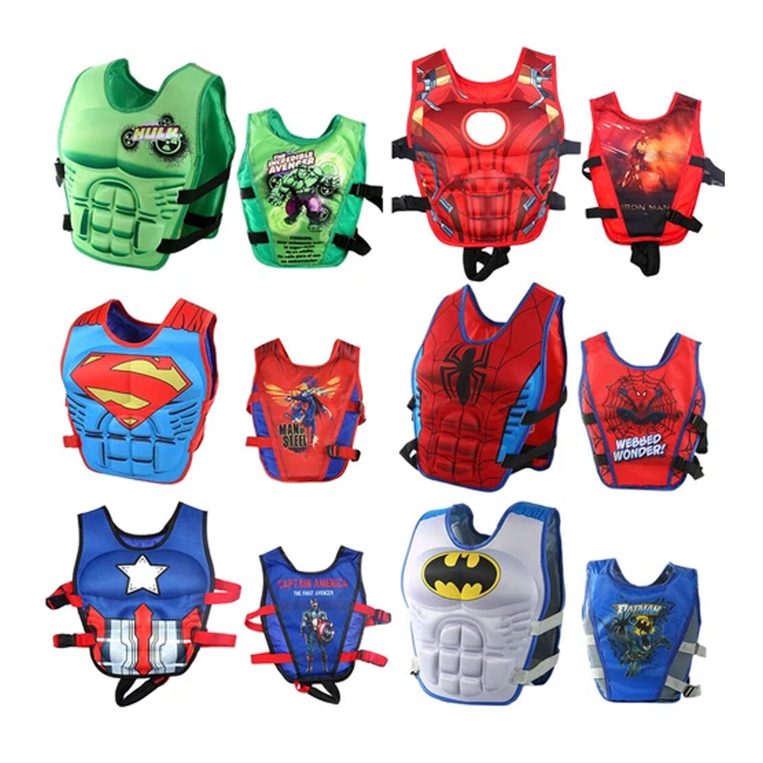 Swimming Float Vest – Kids Learn-to-Swim Safety Jacket with Adjustable Straps Buoyancy Aid Jacket Floats & Inflatables - Tophatter Daily Deals