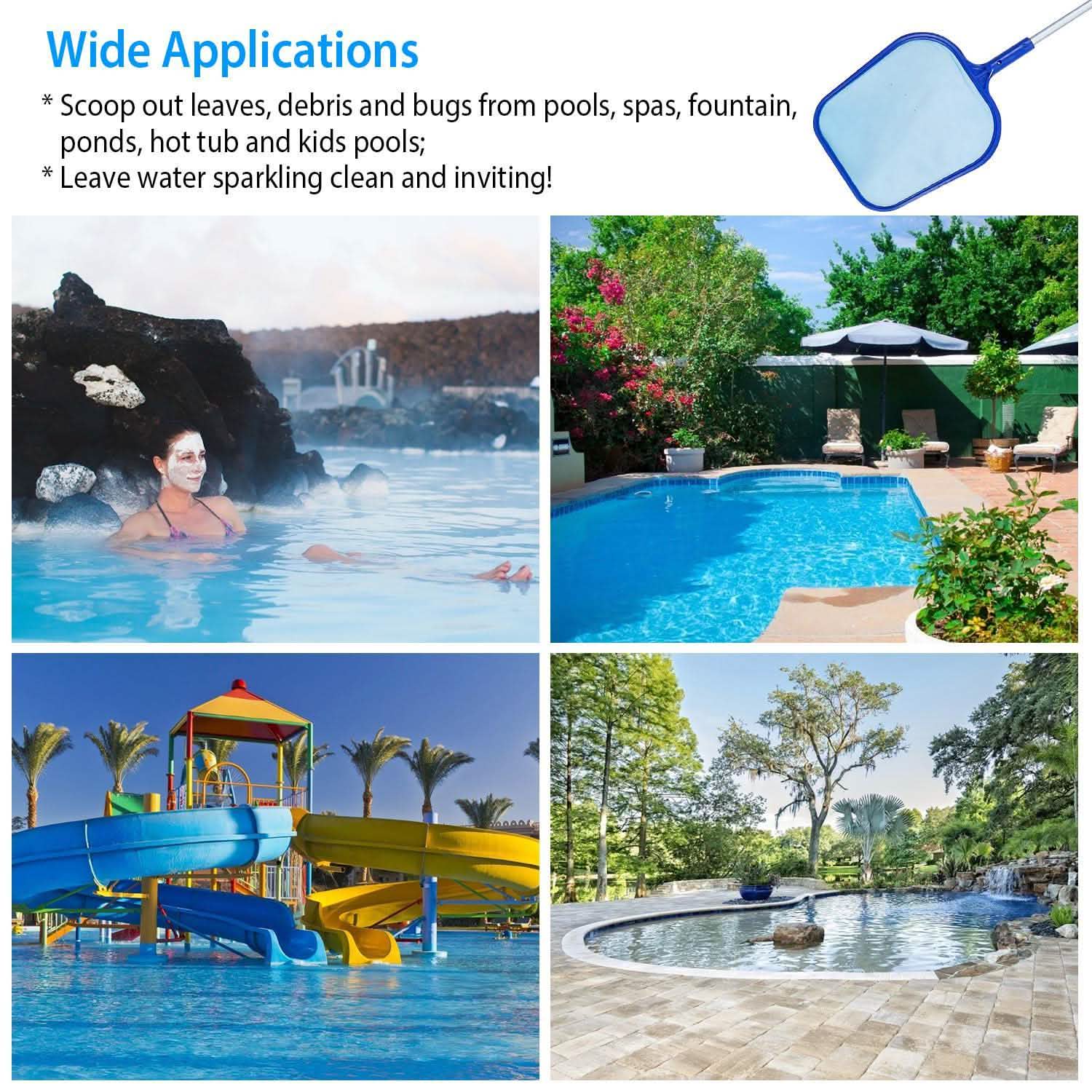 Swinging Pool Skimmer Cleaner Mesh Net Everything Else - Tophatter Daily Deals