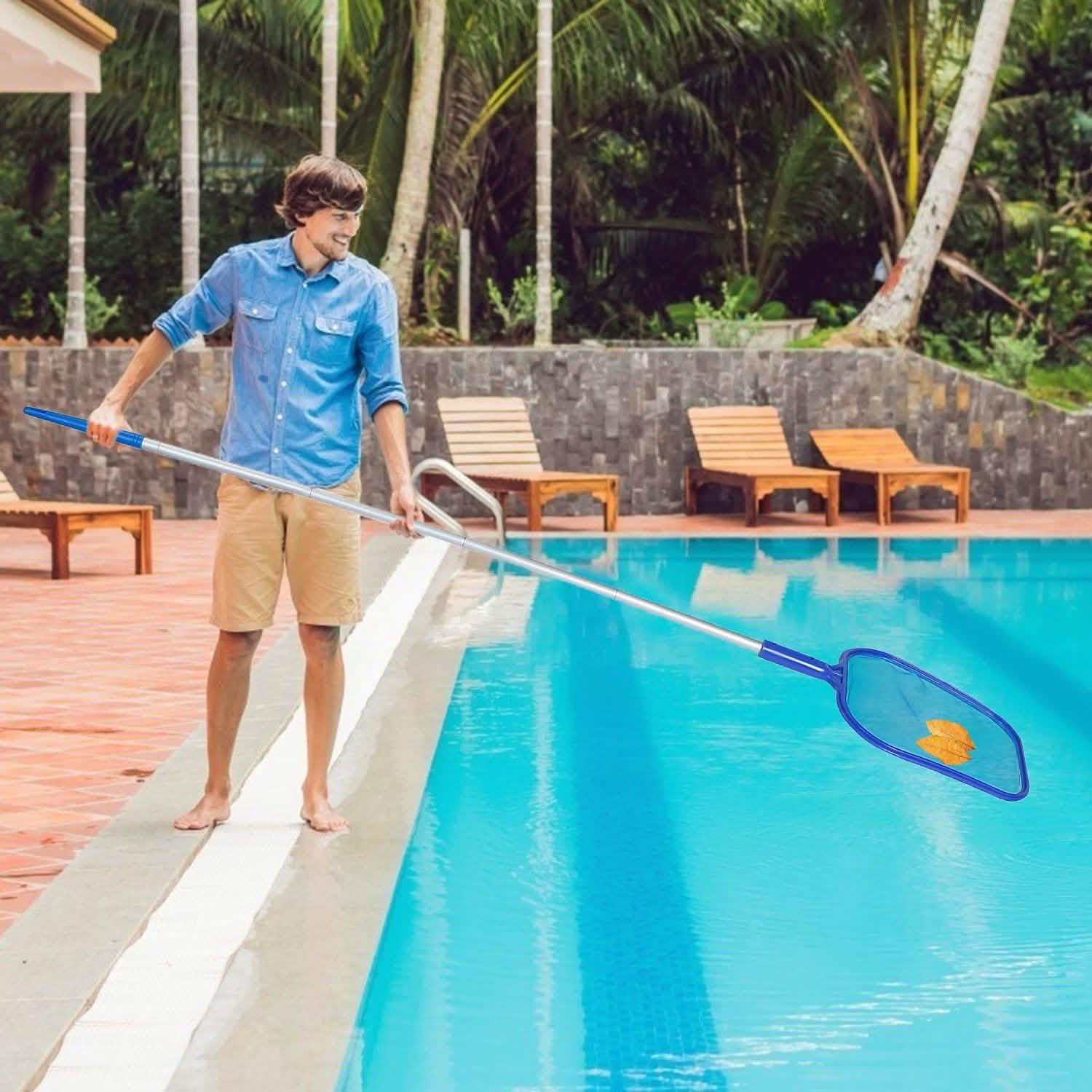Swinging Pool Skimmer Cleaner Mesh Net Everything Else - Tophatter Daily Deals