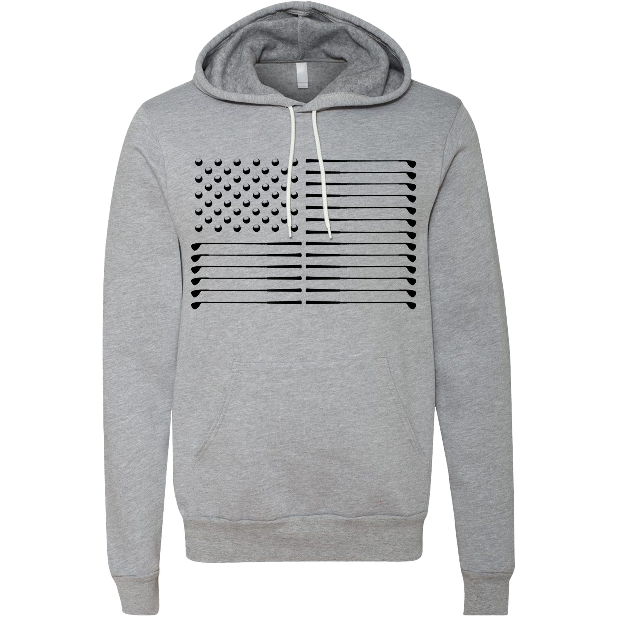 SwingJuice Golf Flag Unisex Hoodie Grey Hoodie - Tophatter Daily Deals