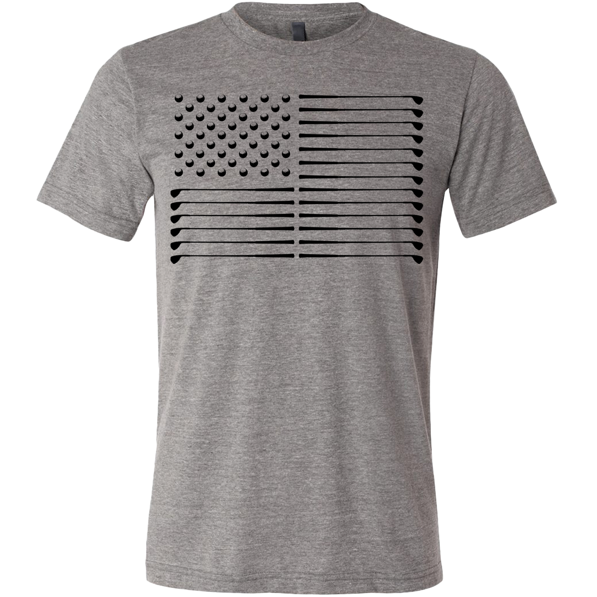 SwingJuice Golf Flag Unisex T-Shirt Grey Crew Neck Tee - Tophatter Daily Deals