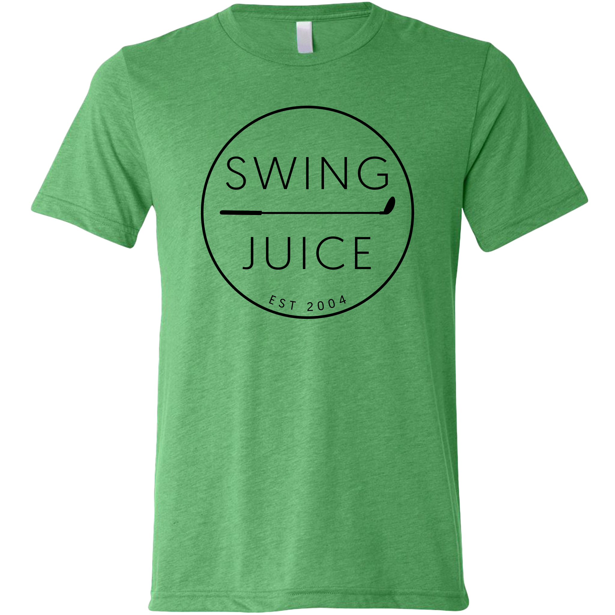 SwingJuice Golf Retro Unisex T-Shirt Green Crew Neck Tee - Tophatter Daily Deals