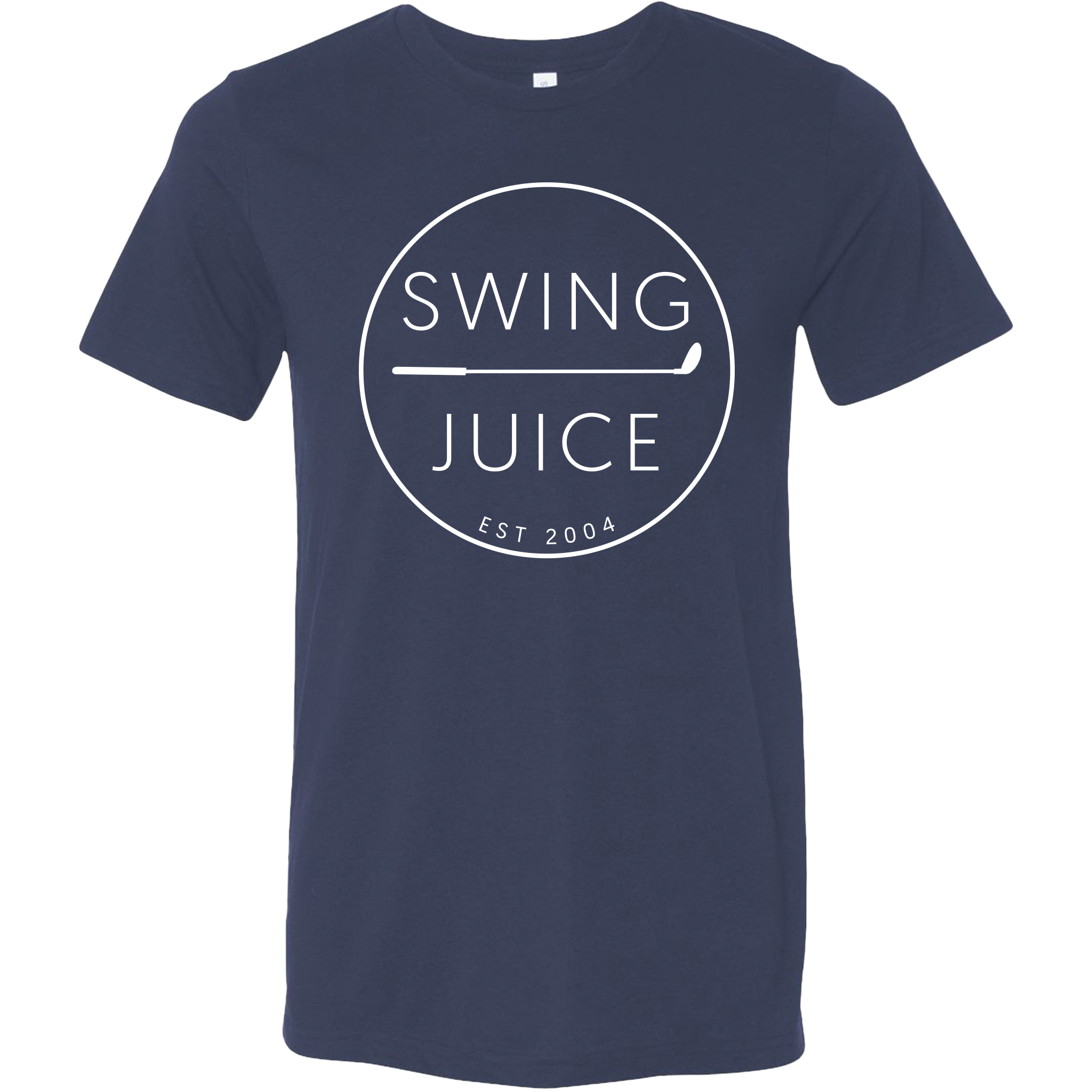 SwingJuice Golf Retro Unisex T-Shirt Navy Crew Neck Tee - Tophatter Daily Deals