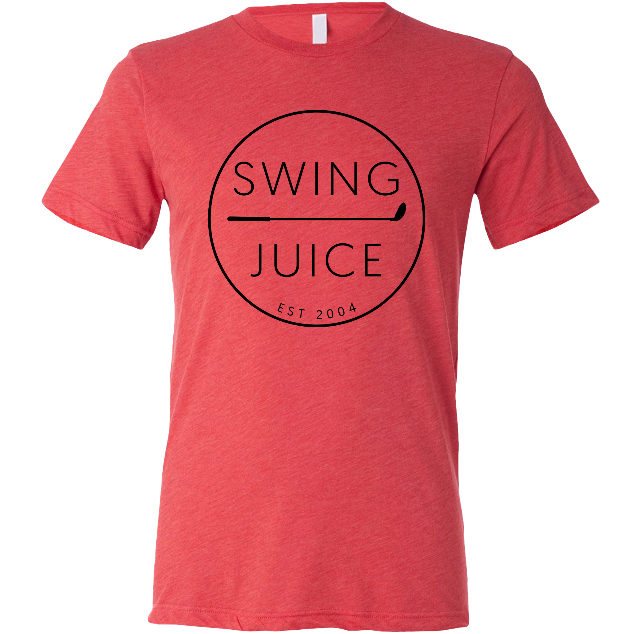 SwingJuice Golf Retro Unisex T-Shirt Red Crew Neck Tee - Tophatter Daily Deals