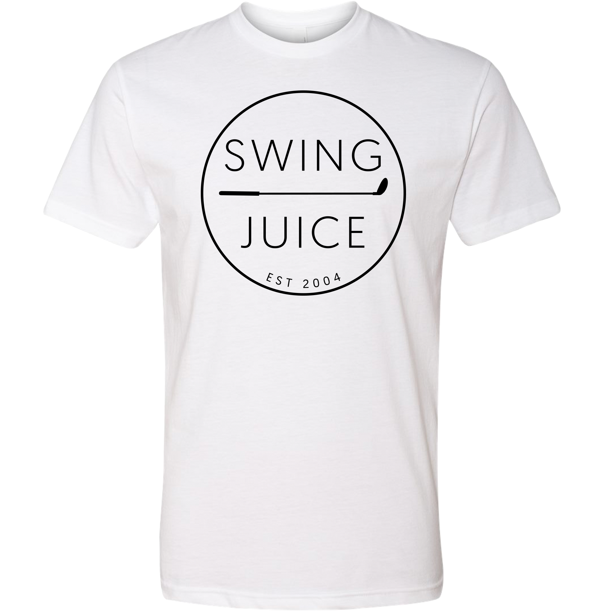 SwingJuice Golf Retro Unisex T-Shirt White Crew Neck Tee - Tophatter Daily Deals