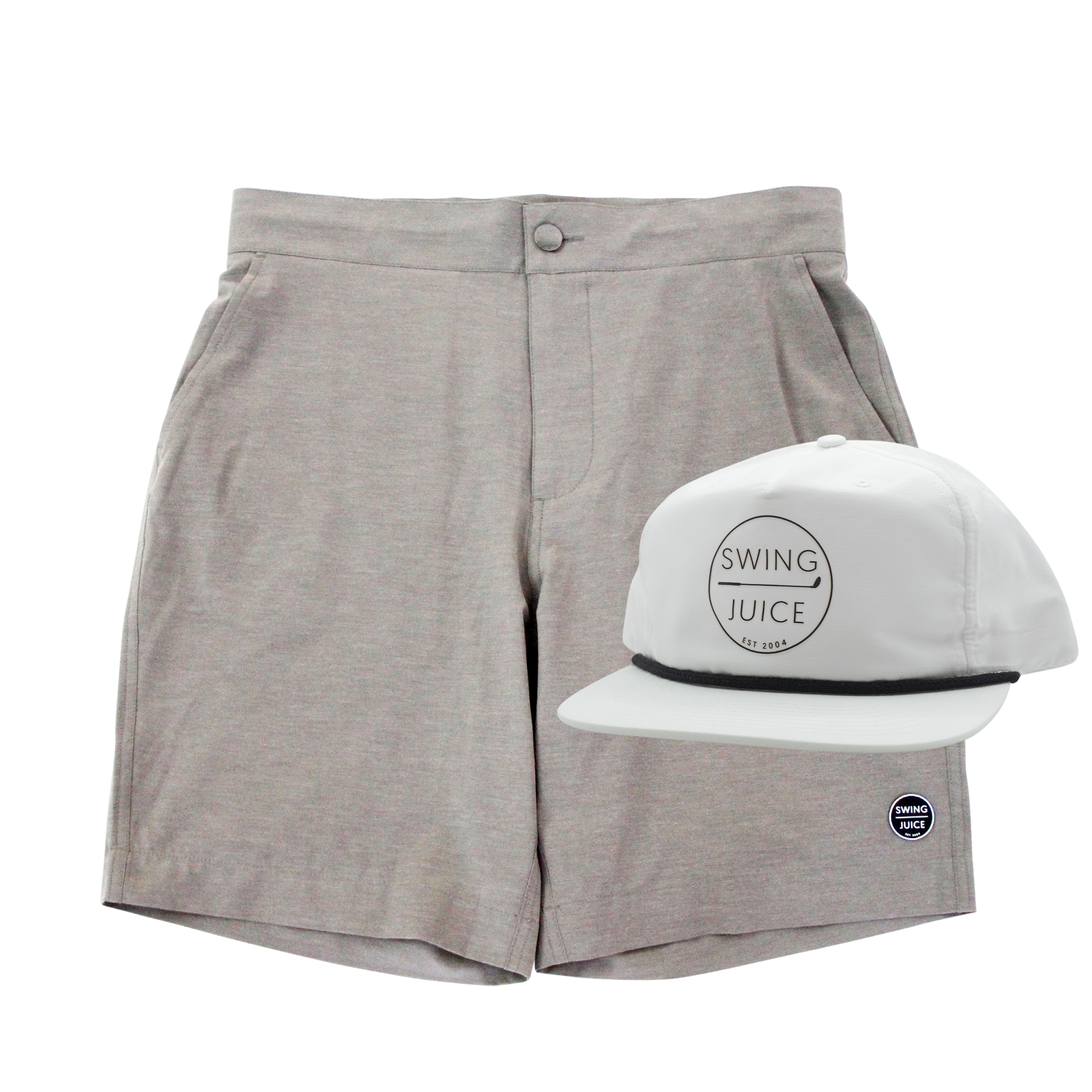 SwingJuice Men's Short & Rope Hat Bundle Multi Shorts - Tophatter Daily Deals