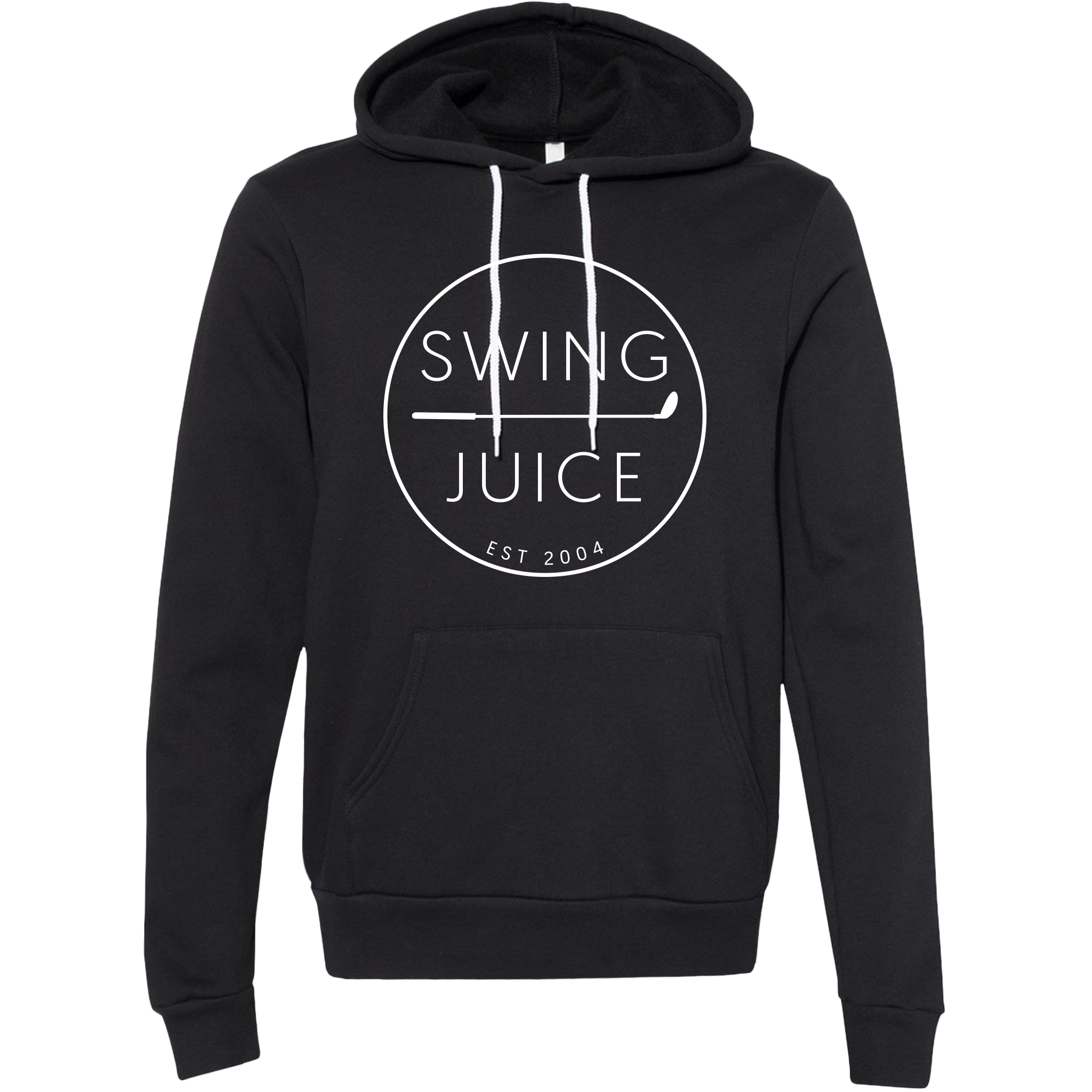 SwingJuice Golf Retro Unisex Hoodie Black Hoodie - Tophatter Daily Deals