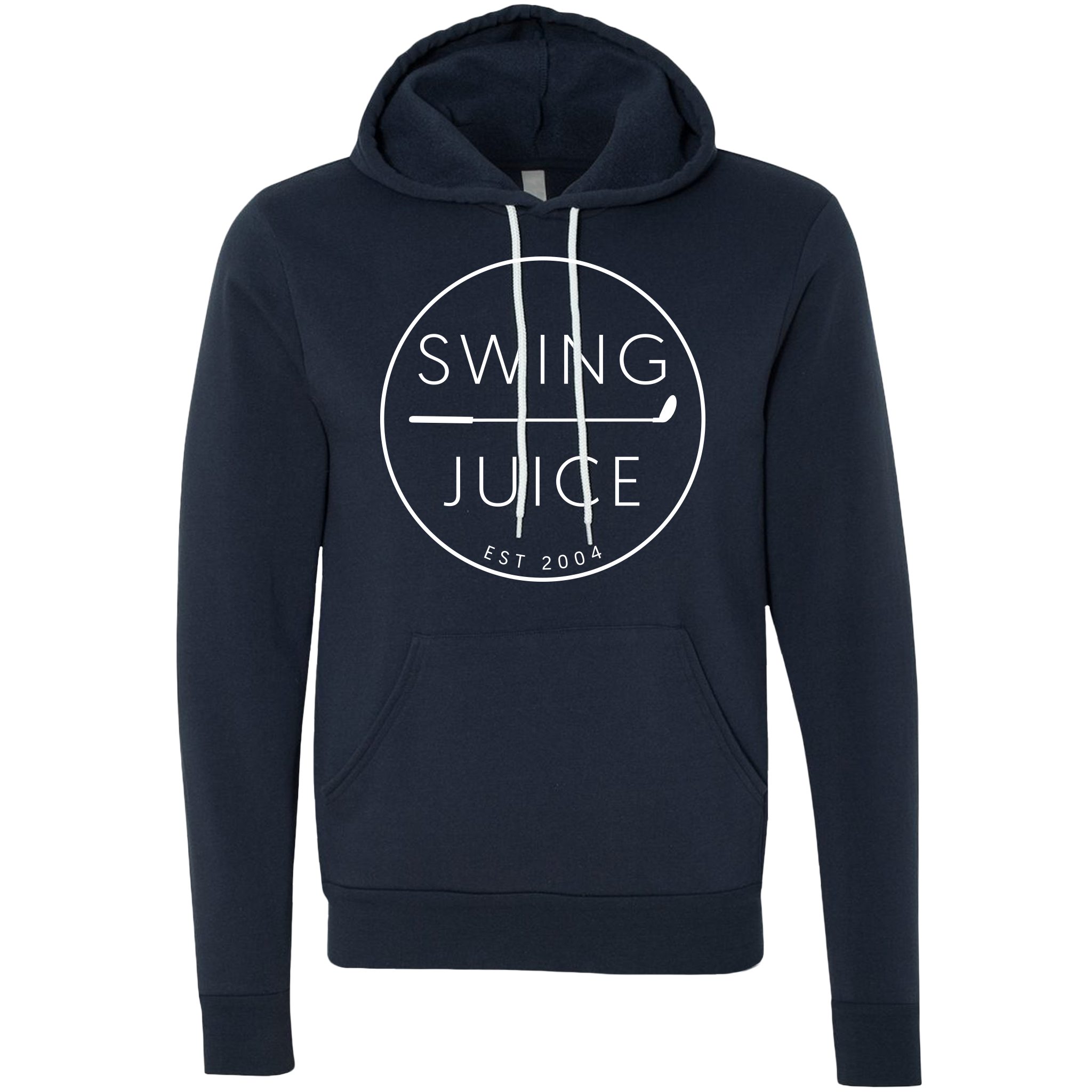 SwingJuice Golf Retro Unisex Hoodie Navy Hoodie - Tophatter Daily Deals