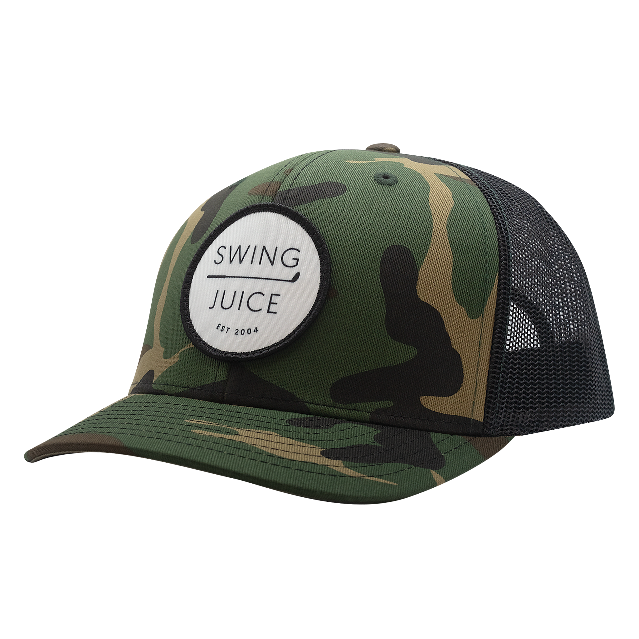 SwingJuice Golf Retro Unisex Trucker Hat Camo O S Headwear - Tophatter Daily Deals