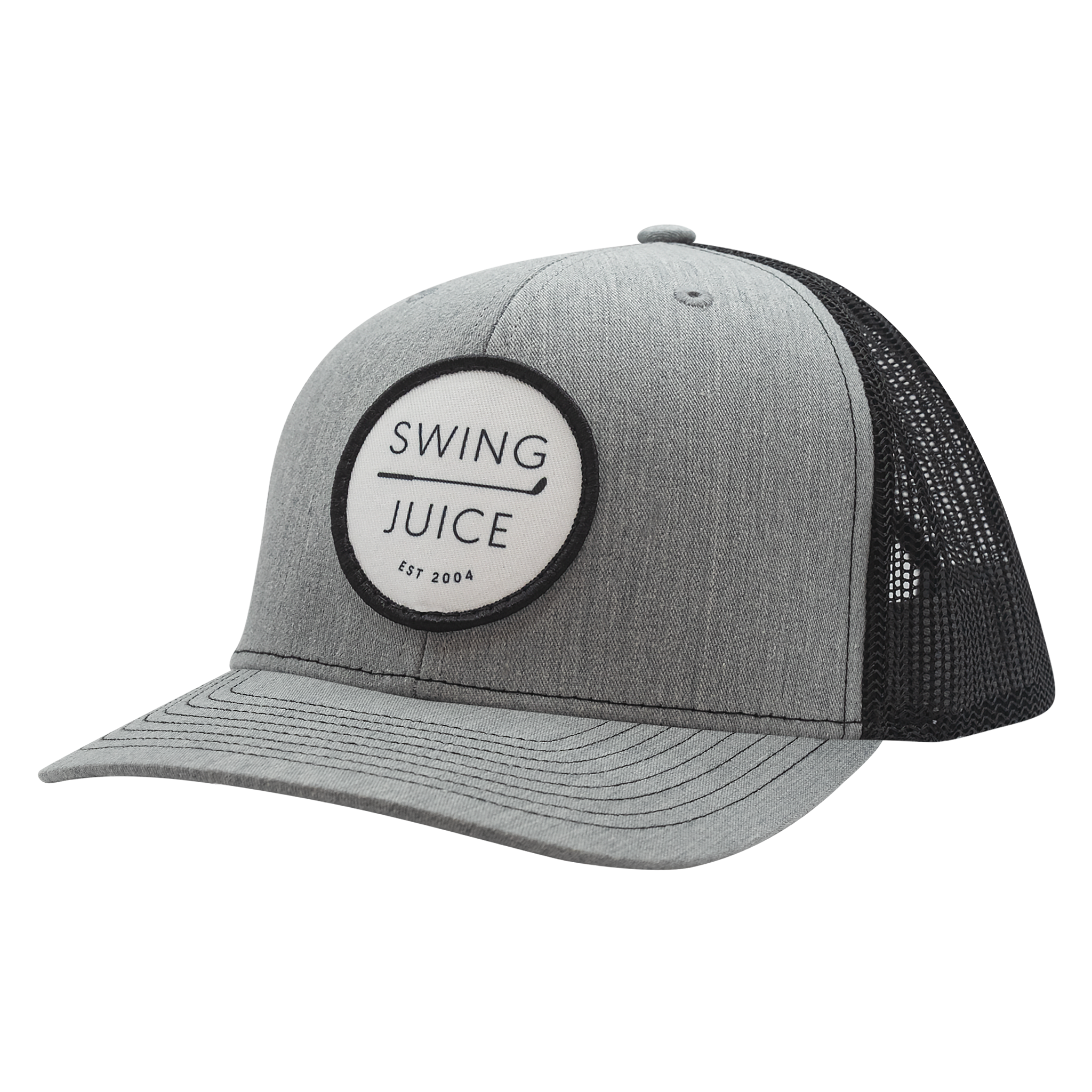 SwingJuice Golf Retro Unisex Trucker Hat Grey O S Headwear - Tophatter Daily Deals