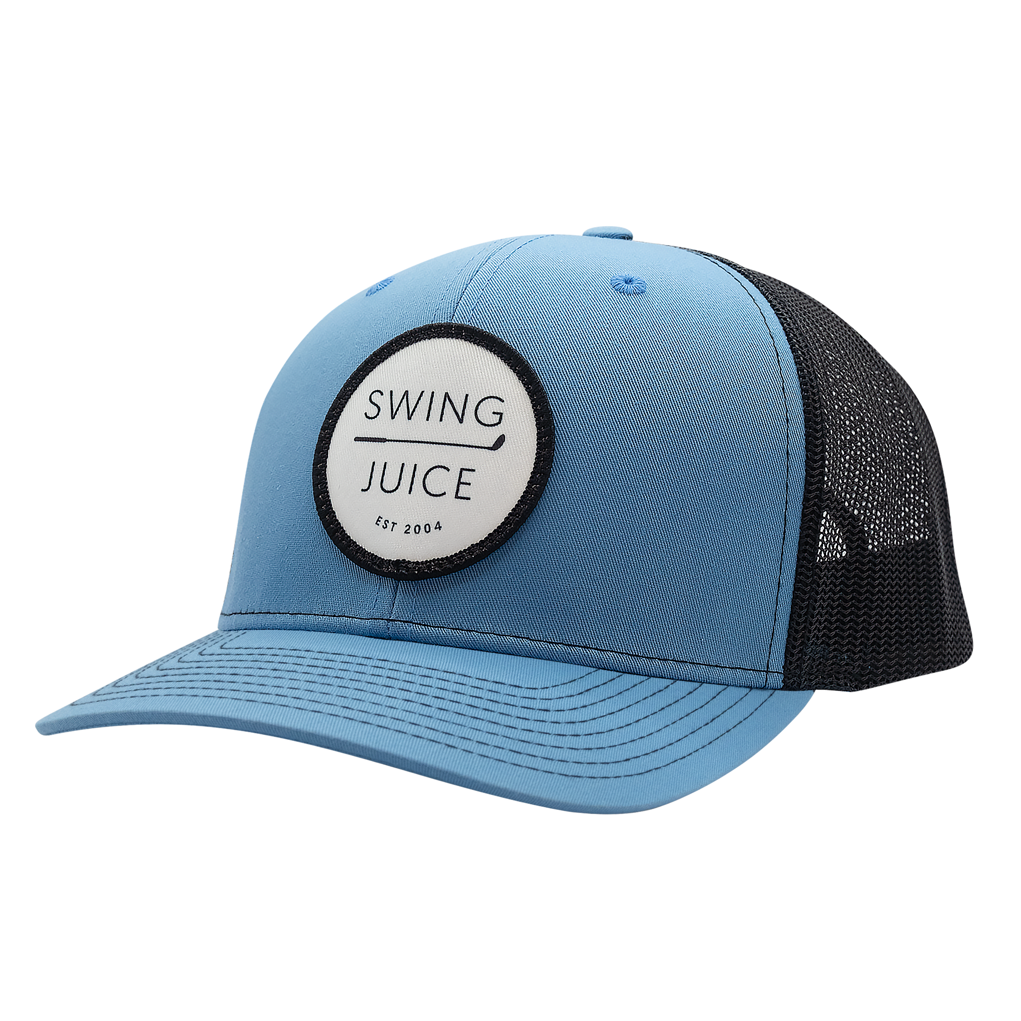 SwingJuice Golf Retro Unisex Trucker Hat LightBlue O S Headwear - Tophatter Daily Deals