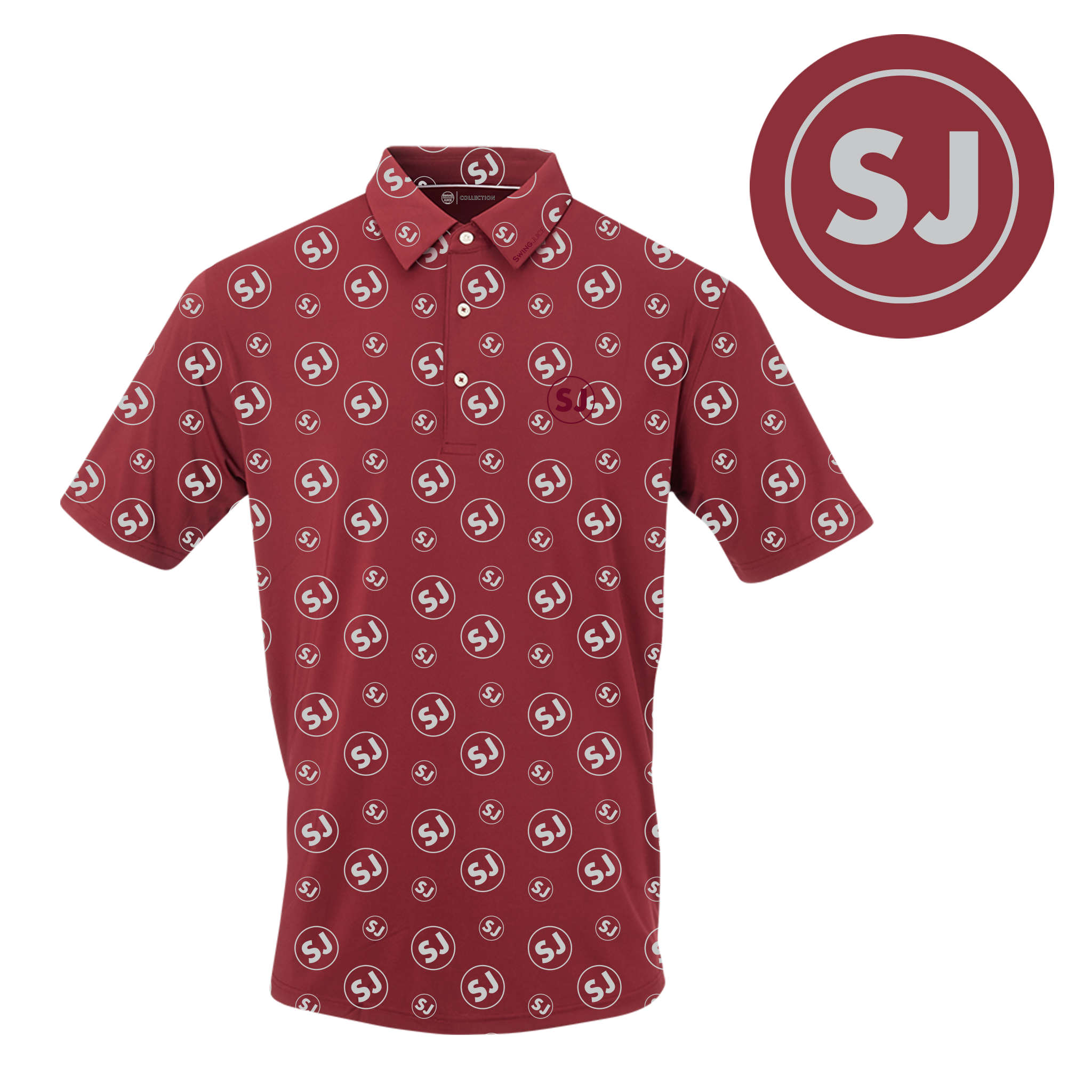 SwingJuice Men's Polo & Trucker Hat Bundle Polos - Tophatter Daily Deals