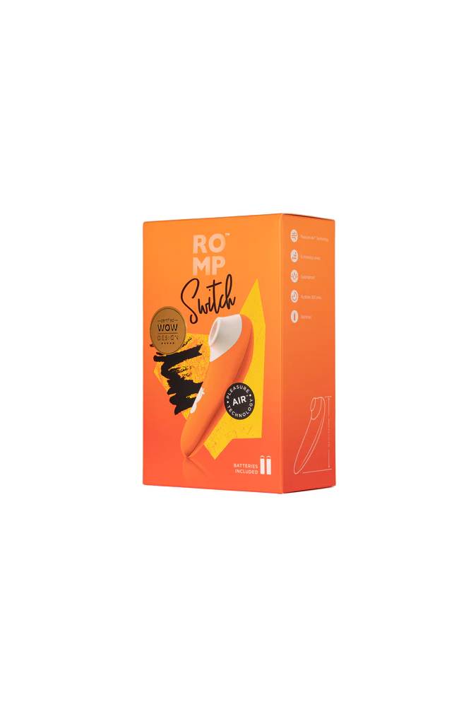 Romp - Switch Clitoral Stimulator - Orange Sex Toy - Tophatter Daily Deals