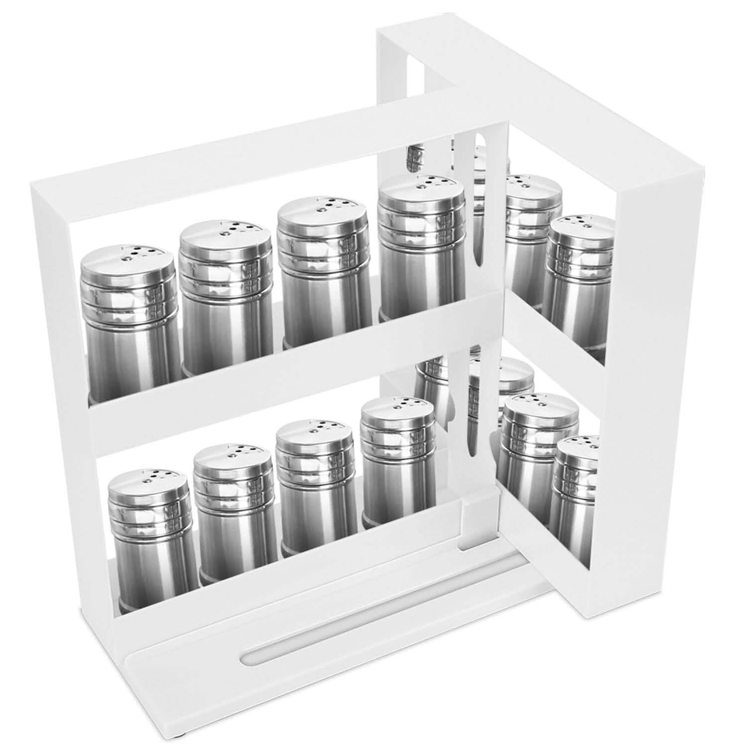 Swivel Cabinet Organizer Revolving Kitchen Rack Spice Organizer Kitchen Storage - Tophatter Daily Deals
