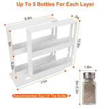 Swivel Cabinet Organizer Revolving Kitchen Rack Spice Organizer Kitchen Storage - Tophatter Daily Deals