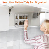 Swivel Cabinet Organizer Revolving Kitchen Rack Spice Organizer Kitchen Storage - Tophatter Daily Deals