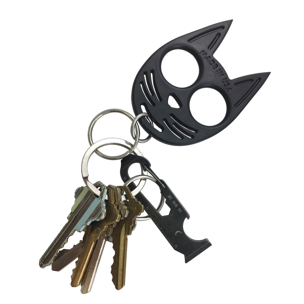 My Kitty Self-Defense Keychain w/ Card Keychain - Tophatter Daily Deals