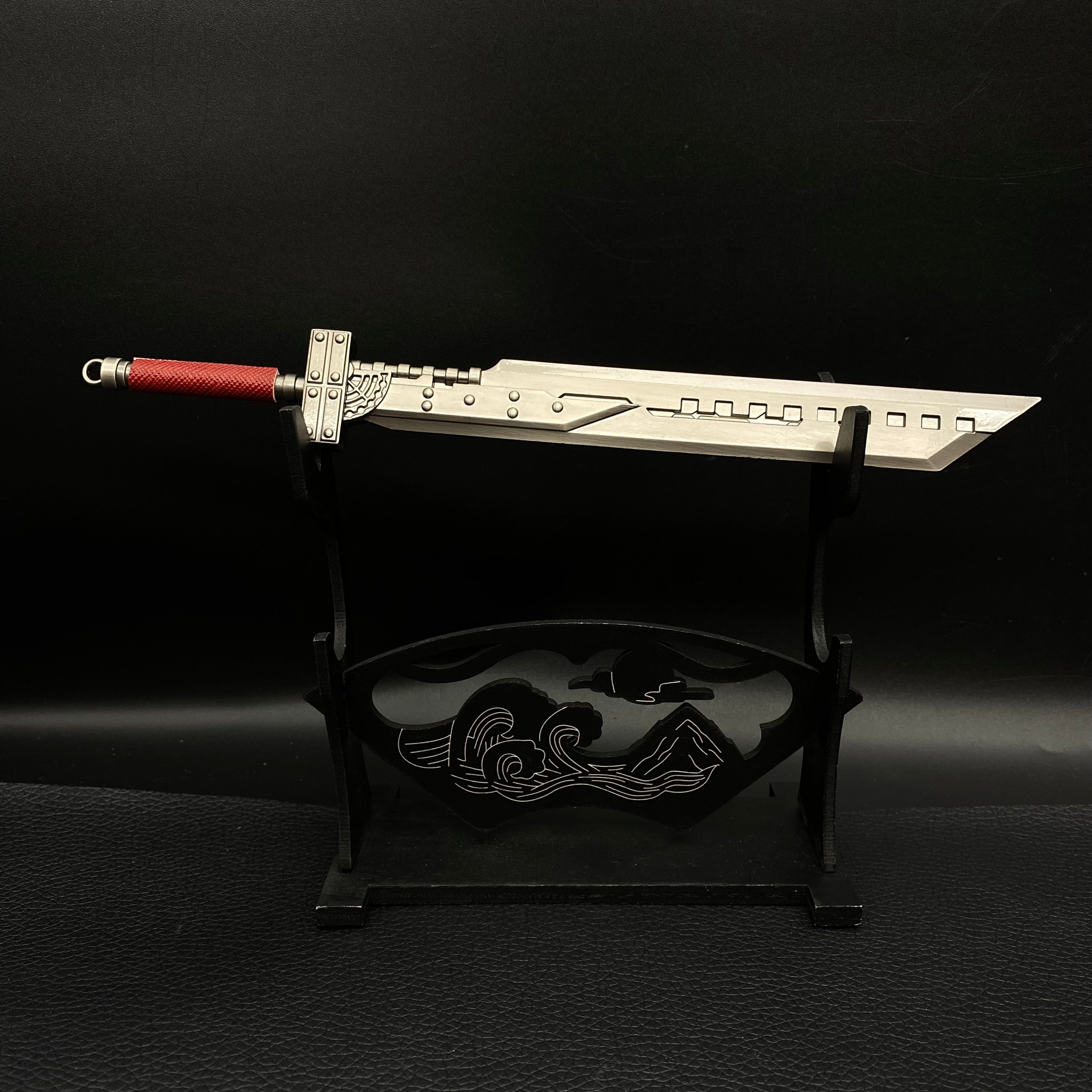 FF Series Cloud Sword Sephiroth Katana Squall Gun Blade 9 In 1 Pack Fusion Sword & Stand - Tophatter Daily Deals